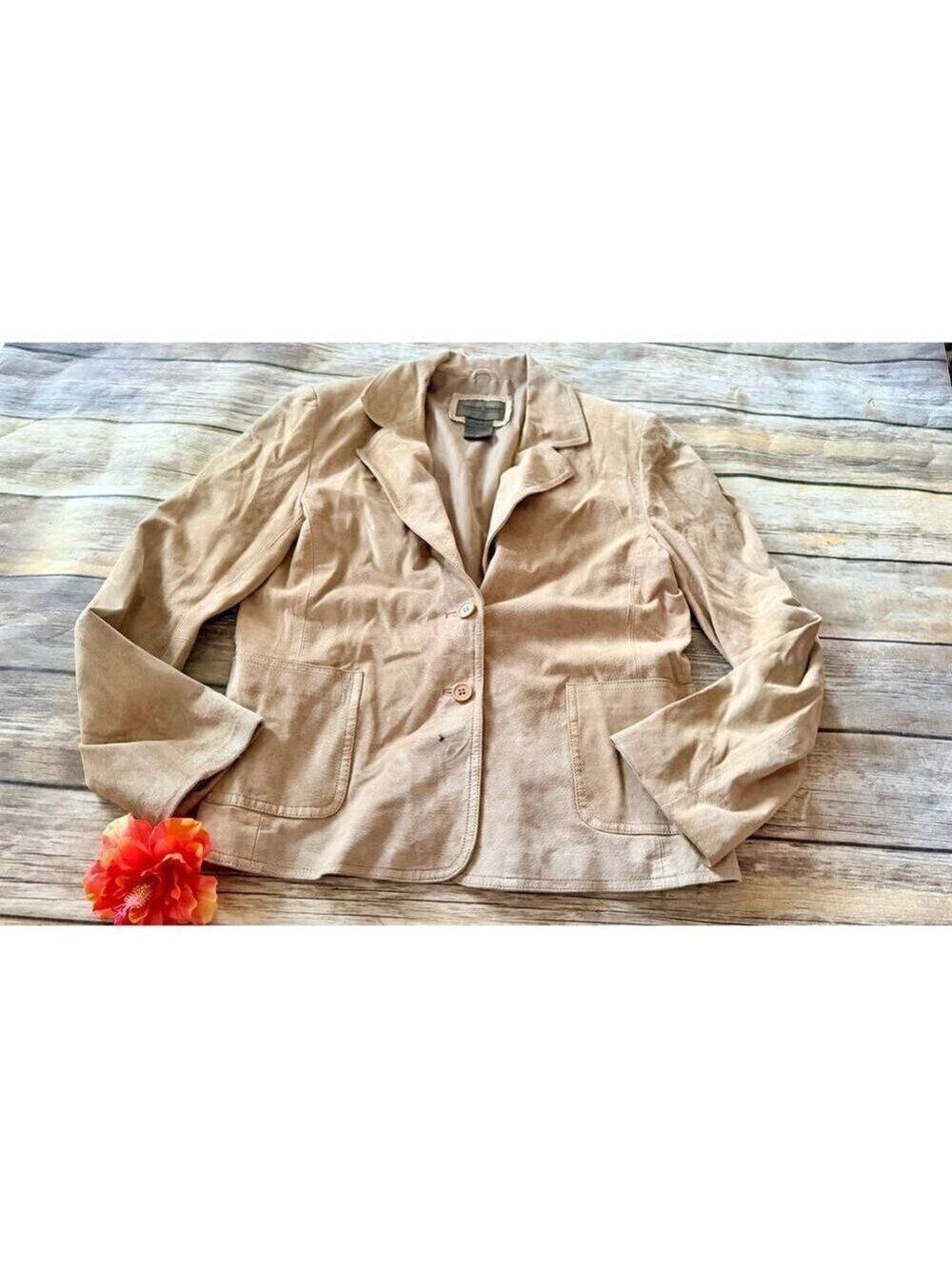 BRANDON THOMAS TAN LEATHER JACKET